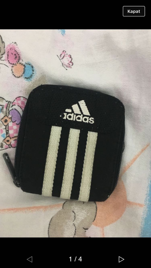 xs Beden siyah Renk Adidas cüzdan