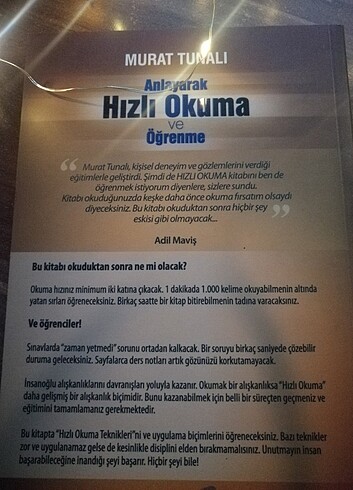  Hızlı okuma ve öğrenme