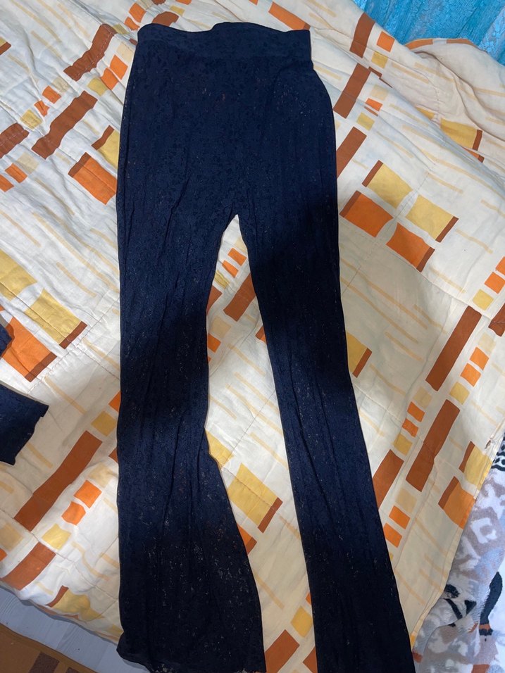 Kadın Lacivert Triko Uzun Kollu Kazak ikili takım - Görsel 2