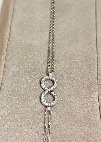 925 AYAR GÜMÜŞ SONSUZLUK BİLEKLİĞİ - Görsel 6