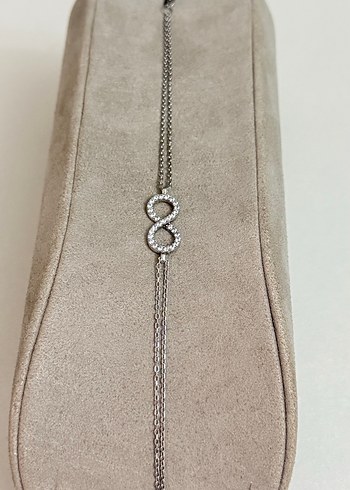 925 AYAR GÜMÜŞ SONSUZLUK BİLEKLİĞİ - Görsel 3