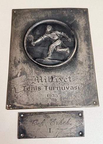 TENİS TURNUVASI 1933 GÜMÜŞ MADALYASI - Görsel 2