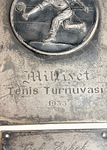 TENİS TURNUVASI 1933 GÜMÜŞ MADALYASI - Görsel 5
