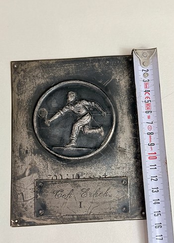 TENİS TURNUVASI 1933 GÜMÜŞ MADALYASI - Görsel 8