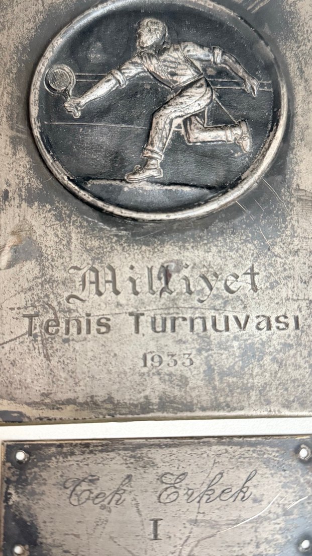 TENİS TURNUVASI 1933 GÜMÜŞ MADALYASI - Görsel 5