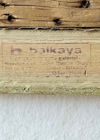  Beden bordo Renk TUAL ÜZERİ YAĞLI BOYA DÖNEM ESER