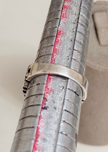 925 GÜMÜŞ KABARTMA İŞÇİLİKLİ YÜZÜK - Görsel 7