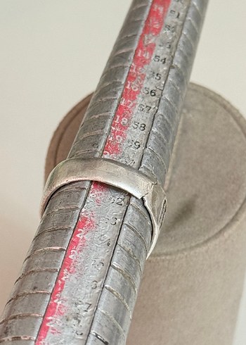 925 AYAR GÜMÜŞ GRANİT TAŞLI YÜZÜK - Görsel 8