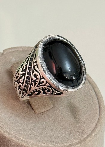 925 AYAR GÜMÜŞ ONİKS TAŞLI YÜZÜK - Görsel 2