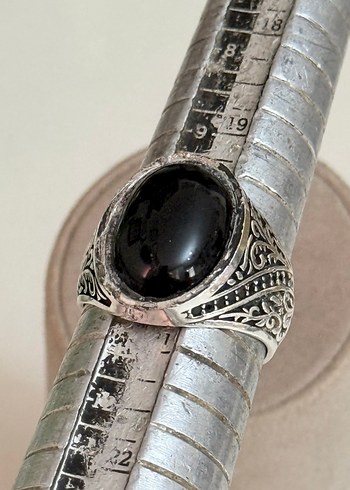 925 AYAR GÜMÜŞ ONİKS TAŞLI YÜZÜK - Görsel 7