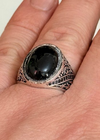 925 AYAR GÜMÜŞ ONİKS TAŞLI YÜZÜK - Görsel 4