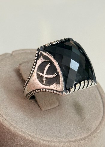 925 AYAR GÜMÜŞ SAFİR TAŞ YÜZÜK - Görsel 5