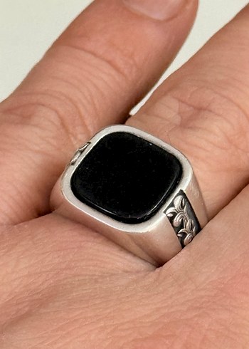 925 AYAR GÜMÜŞ OLTU TAŞLI YÜZÜK - Görsel 2