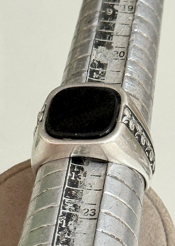 925 AYAR GÜMÜŞ OLTU TAŞLI YÜZÜK - Görsel 6