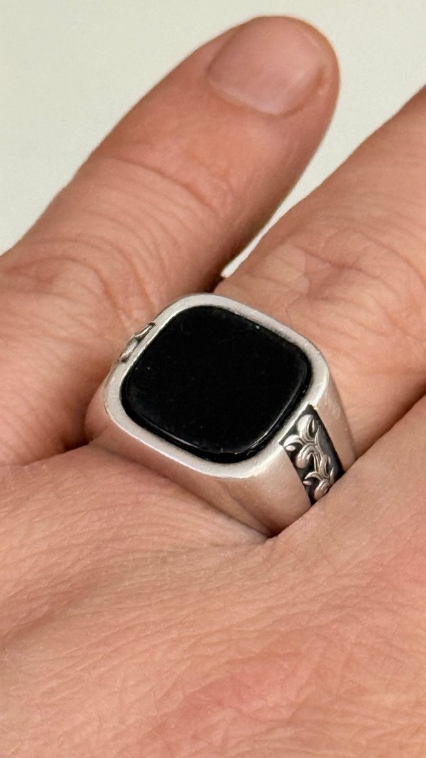 925 AYAR GÜMÜŞ OLTU TAŞLI YÜZÜK - Görsel 2