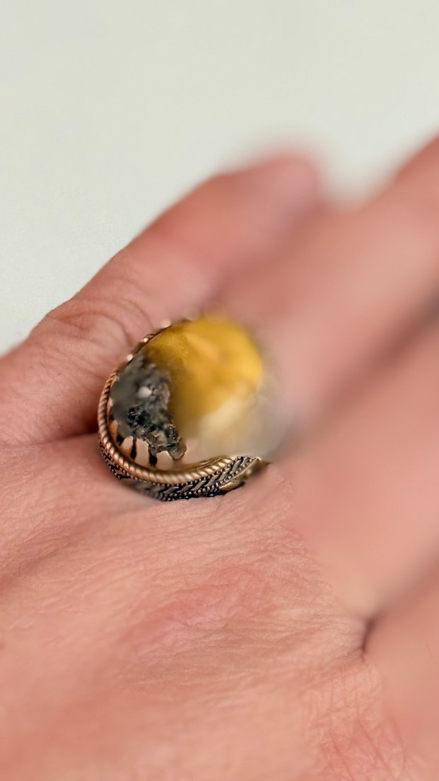 925 AYAR GÜMÜŞ DAMLA KEHRİBAR - Görsel 5