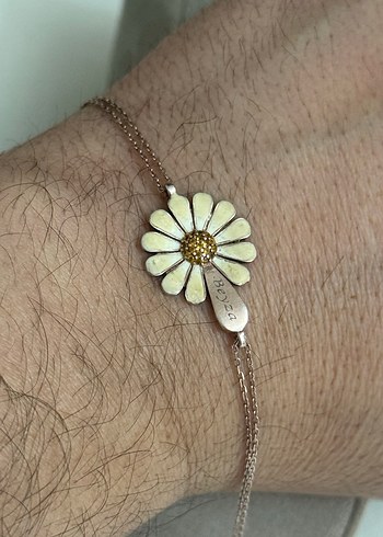 925 AYAR GÜMÜŞ BEYZA YAZILI BİLEKLİK - Görsel 5