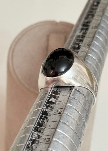 925 AYAR GÜMÜŞ OLTU TAŞLI YÜZÜK - Görsel 6