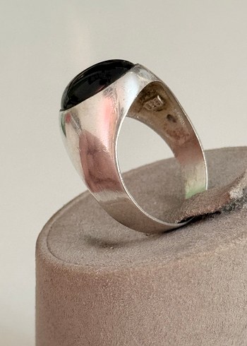 925 AYAR GÜMÜŞ OLTU TAŞLI YÜZÜK - Görsel 4