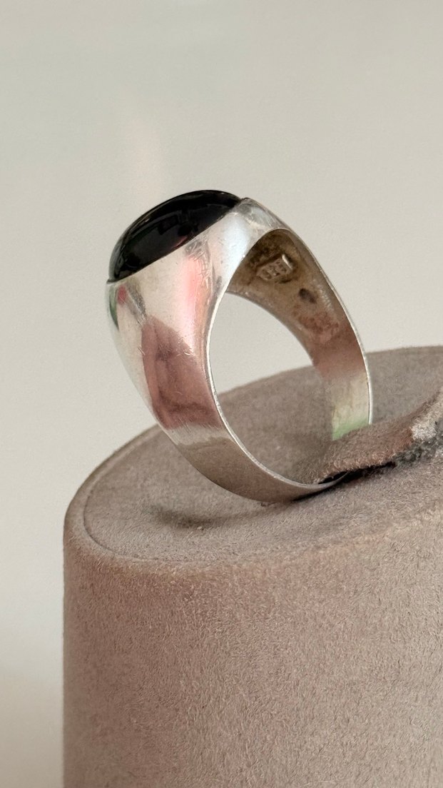 925 AYAR GÜMÜŞ OLTU TAŞLI YÜZÜK - Görsel 4