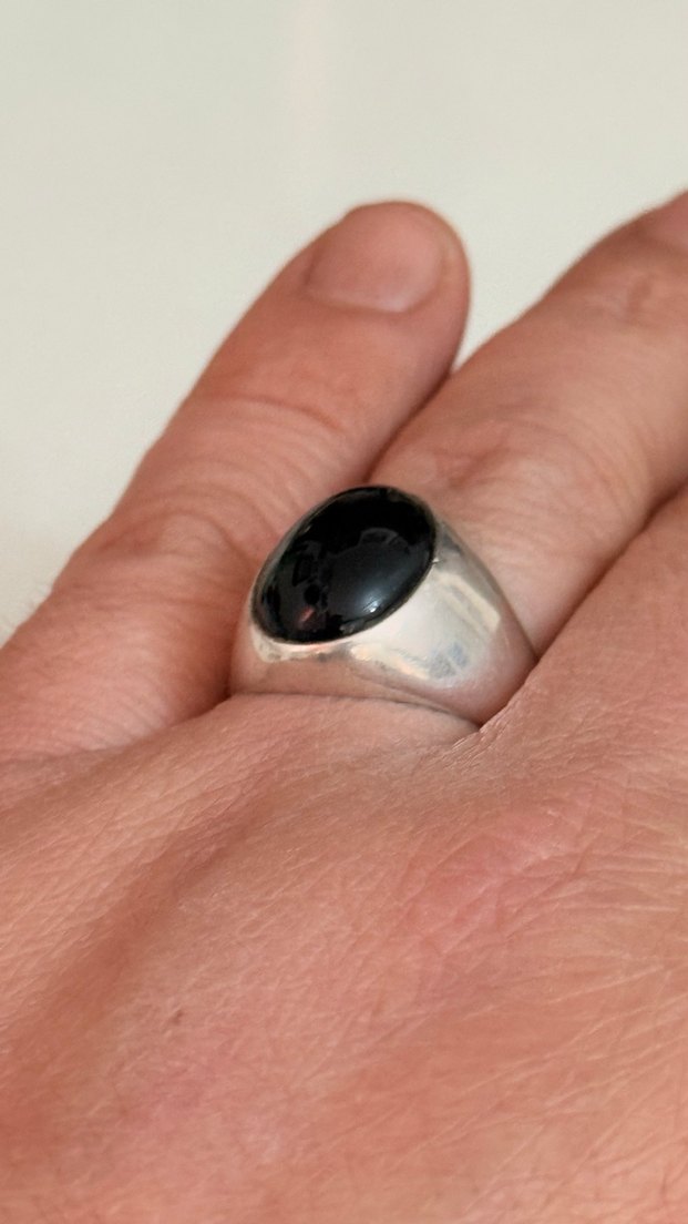 925 AYAR GÜMÜŞ OLTU TAŞLI YÜZÜK - Görsel 3