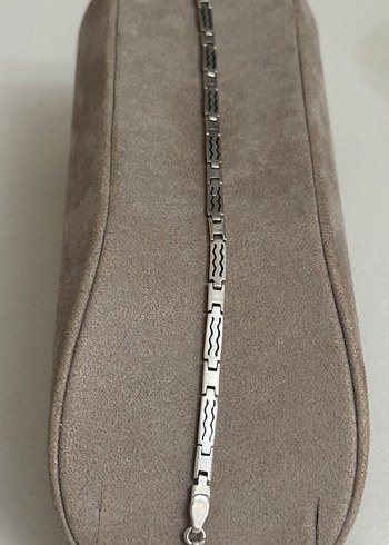 925 AYAR GÜMÜŞ ERKEK BİLEKLİĞİ - Görsel 3