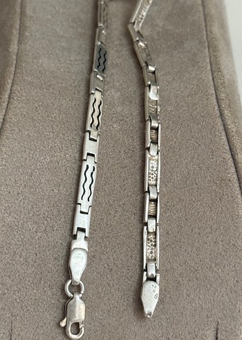 925 AYAR GÜMÜŞ ERKEK BİLEKLİĞİ - Görsel 2