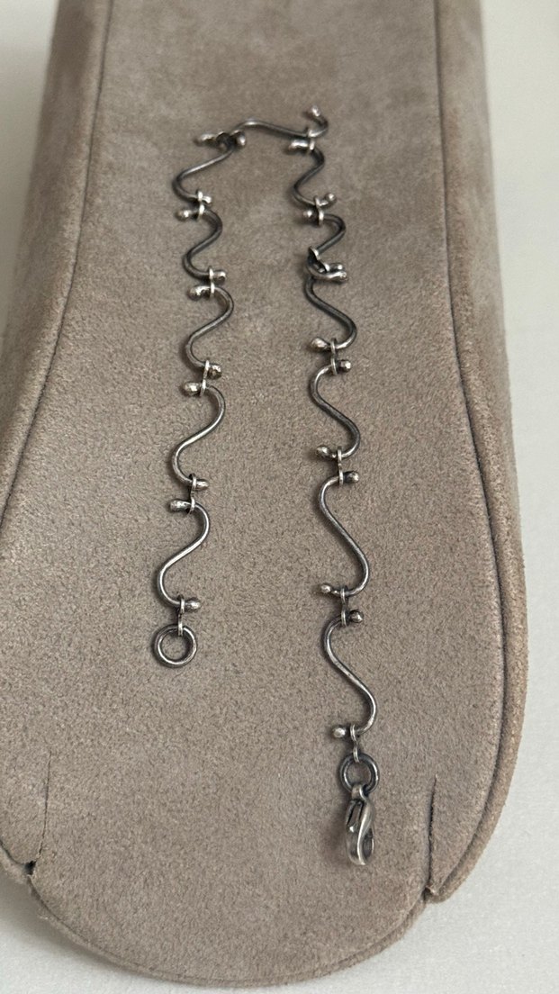 925 AYAR GÜMÜŞ SADE DÜZ BİLEKLİK - Görsel 2