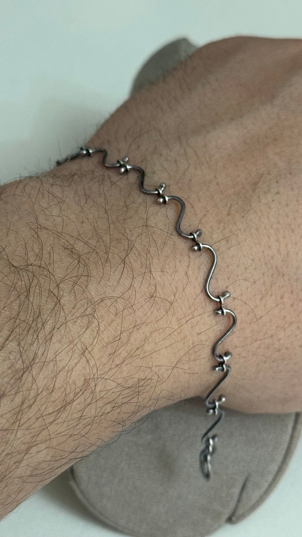 925 AYAR GÜMÜŞ SADE DÜZ BİLEKLİK - Görsel 3