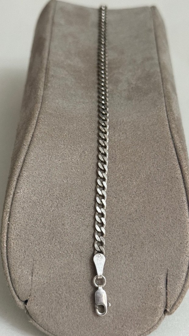 925 AYAR GÜMÜŞ ERKEK BİLEKLİĞİ - Görsel 4