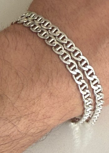 925 AYAR GÜMÜŞ BARLI MODEL KOLYE - Görsel 8