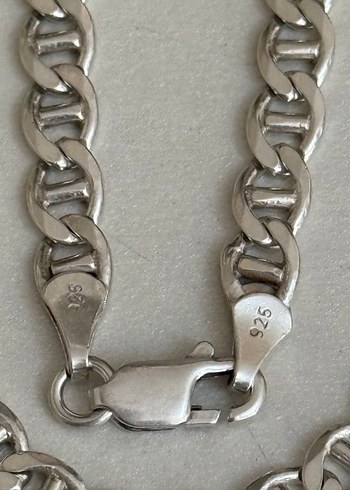 925 AYAR GÜMÜŞ BARLI MODEL KOLYE - Görsel 5