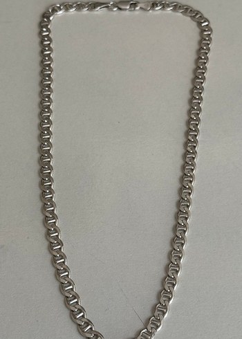 925 AYAR GÜMÜŞ BARLI MODEL KOLYE - Görsel 6