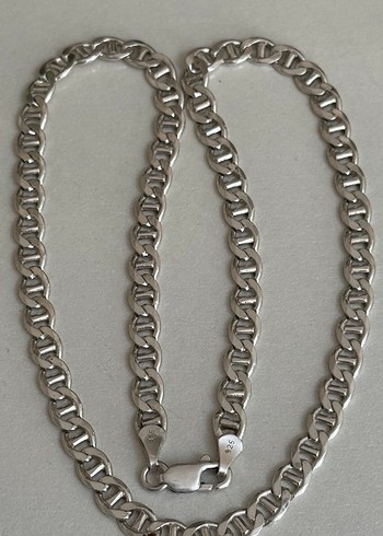 925 AYAR GÜMÜŞ BARLI MODEL KOLYE - Görsel 2