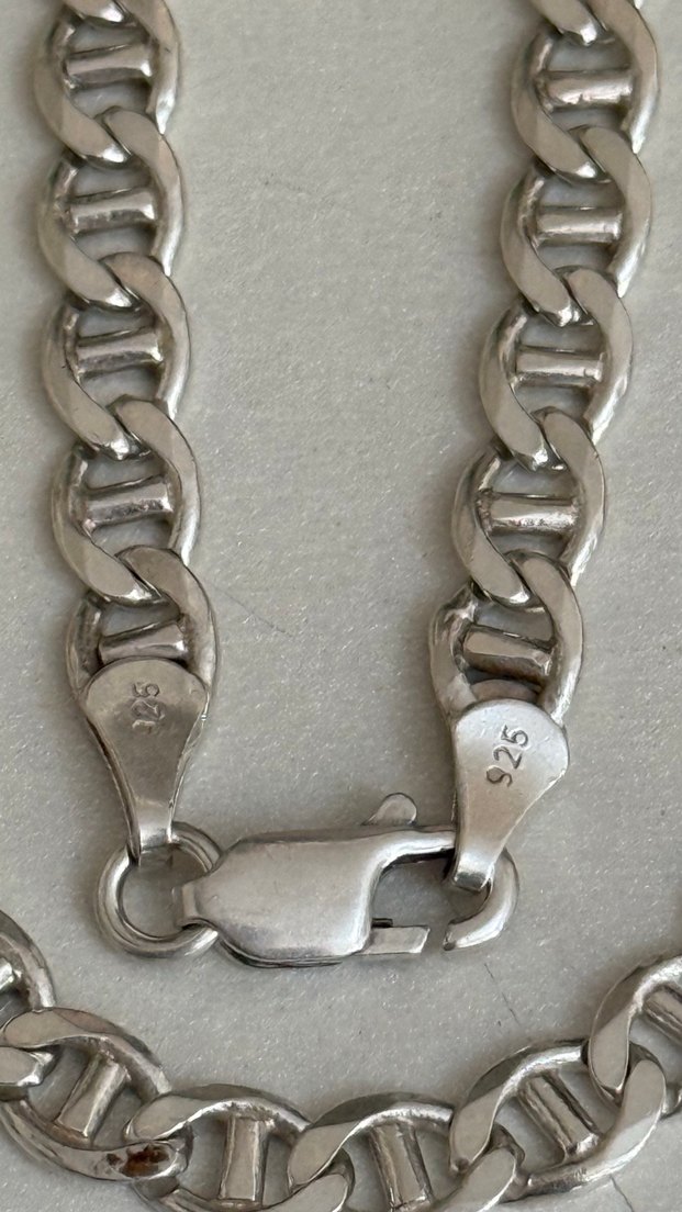 925 AYAR GÜMÜŞ BARLI MODEL KOLYE - Görsel 5