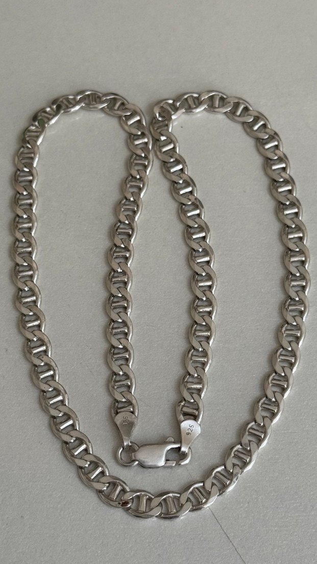 925 AYAR GÜMÜŞ BARLI MODEL KOLYE - Görsel 2