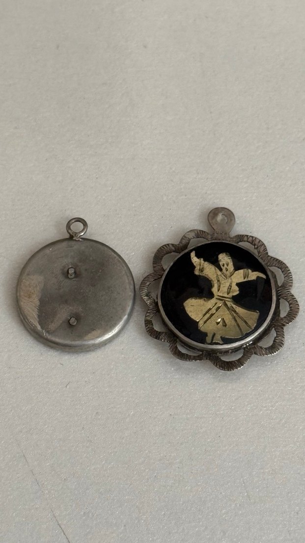 925 AYAR GÜMÜŞ MEVLANA KOLYE - Görsel 5