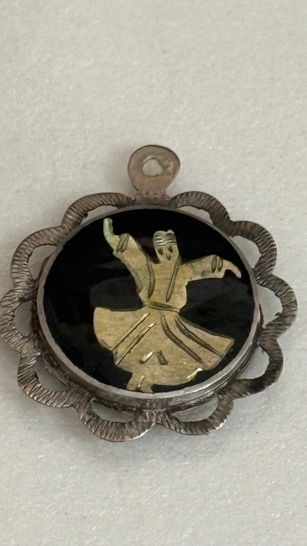 925 AYAR GÜMÜŞ MEVLANA KOLYE - Görsel 4