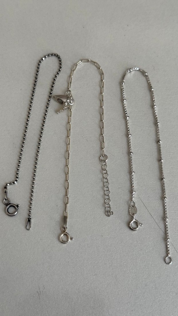 925 AYAR GÜMÜŞ 3 ADET BİLEKLİK - Görsel 2