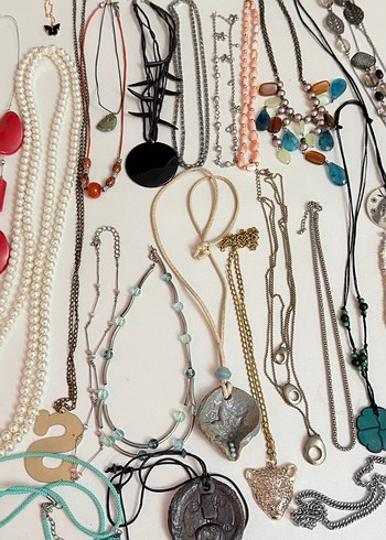 BIJŞTERİ KOLYE LOTU HEPSİ TAMAMI BİRDEN - Görsel 2