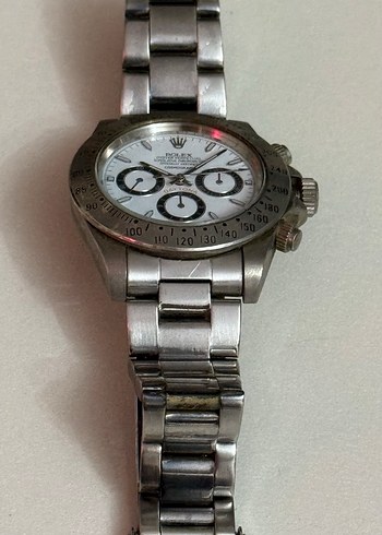 Beyaz Kadranlı Klasik Erkek Rolex Saat - Görsel 5