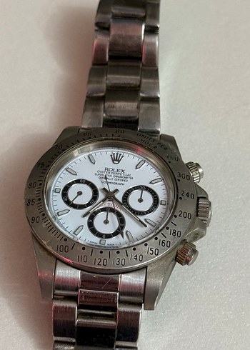 Beyaz Kadranlı Klasik Erkek Rolex Saat - Görsel 2