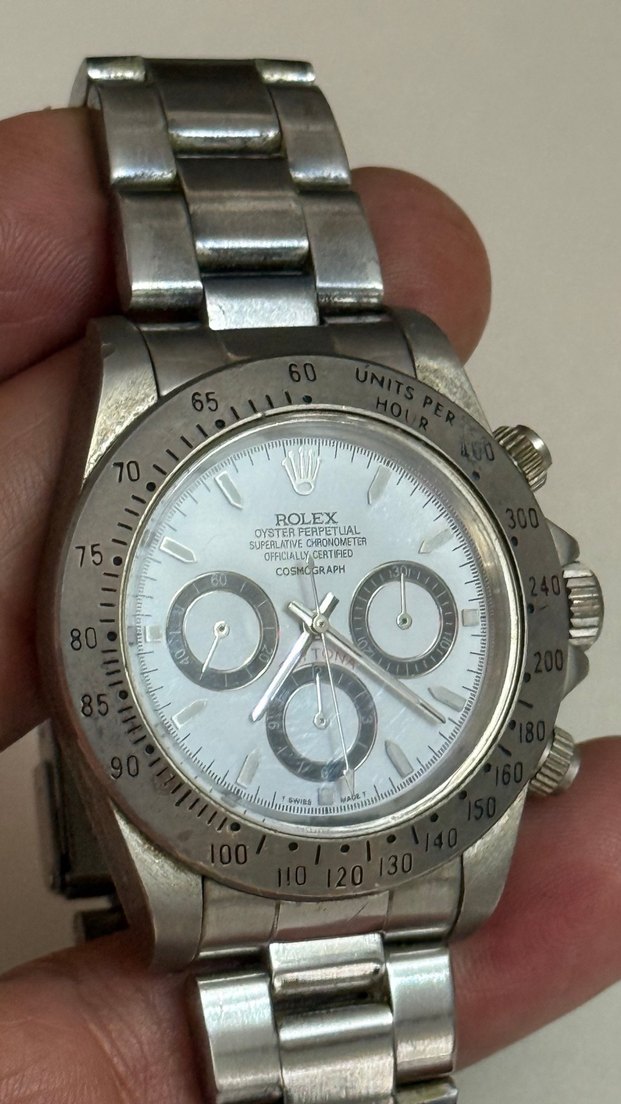 Beyaz Kadranlı Klasik Erkek Rolex Saat - Görsel 3