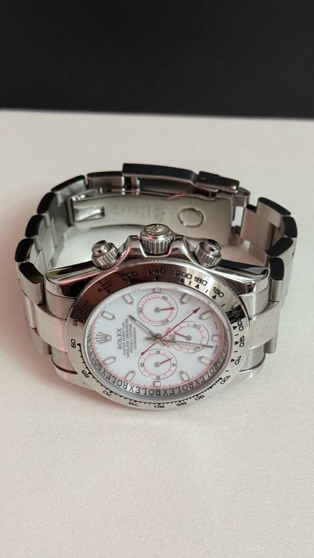 Rolex Erkek Klasik Beyaz Kadranlı Saat - Görsel 2