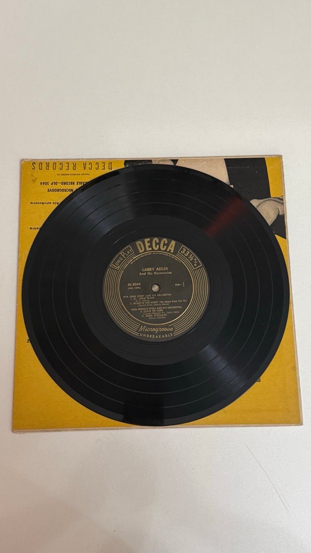 Larry Adler Long Play 33'lük Plak - Görsel 3