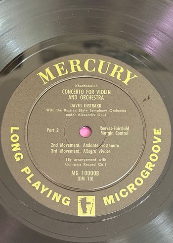 Khachaturian Keman Konçertosu Plak Albümü - Görsel 5