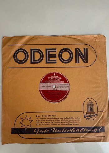 EVELYN KÜNNEKE 1940 BASKI TAŞ PLAK - Görsel 2