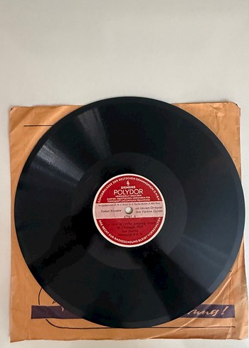 EVELYN KÜNNEKE 1940 BASKI TAŞ PLAK - Görsel 3