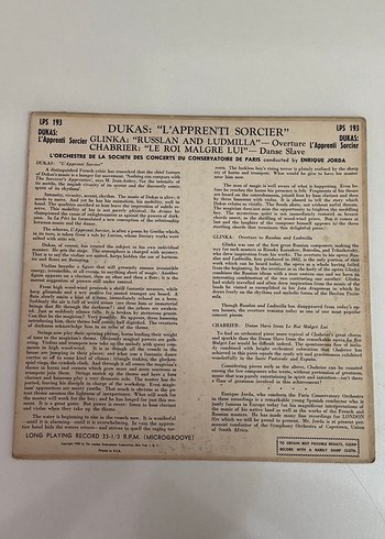 L'Apprenti Sorcier - Müzik Albümü - Görsel 2