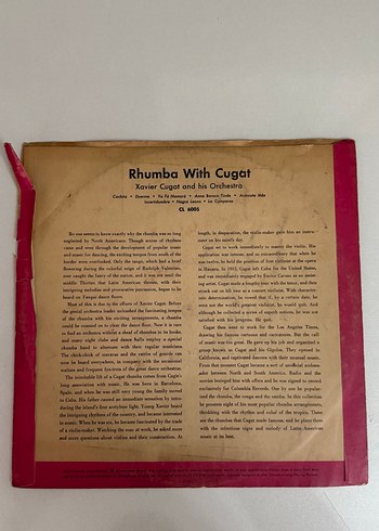 Xavier Cugat - Rhumba With Cugat Plak - Görsel 2